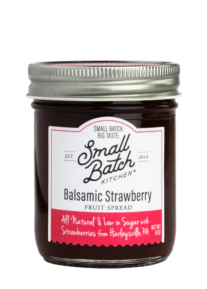 Small Batch Kitchen Balsamic Strawberry Jam