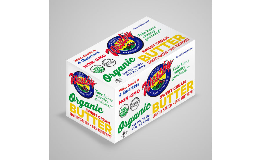 Westby Organic Lightly Salted Butter